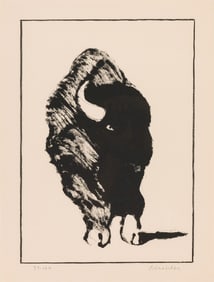 Fritz Scholder The Buffalo (T: 75-606), 1975