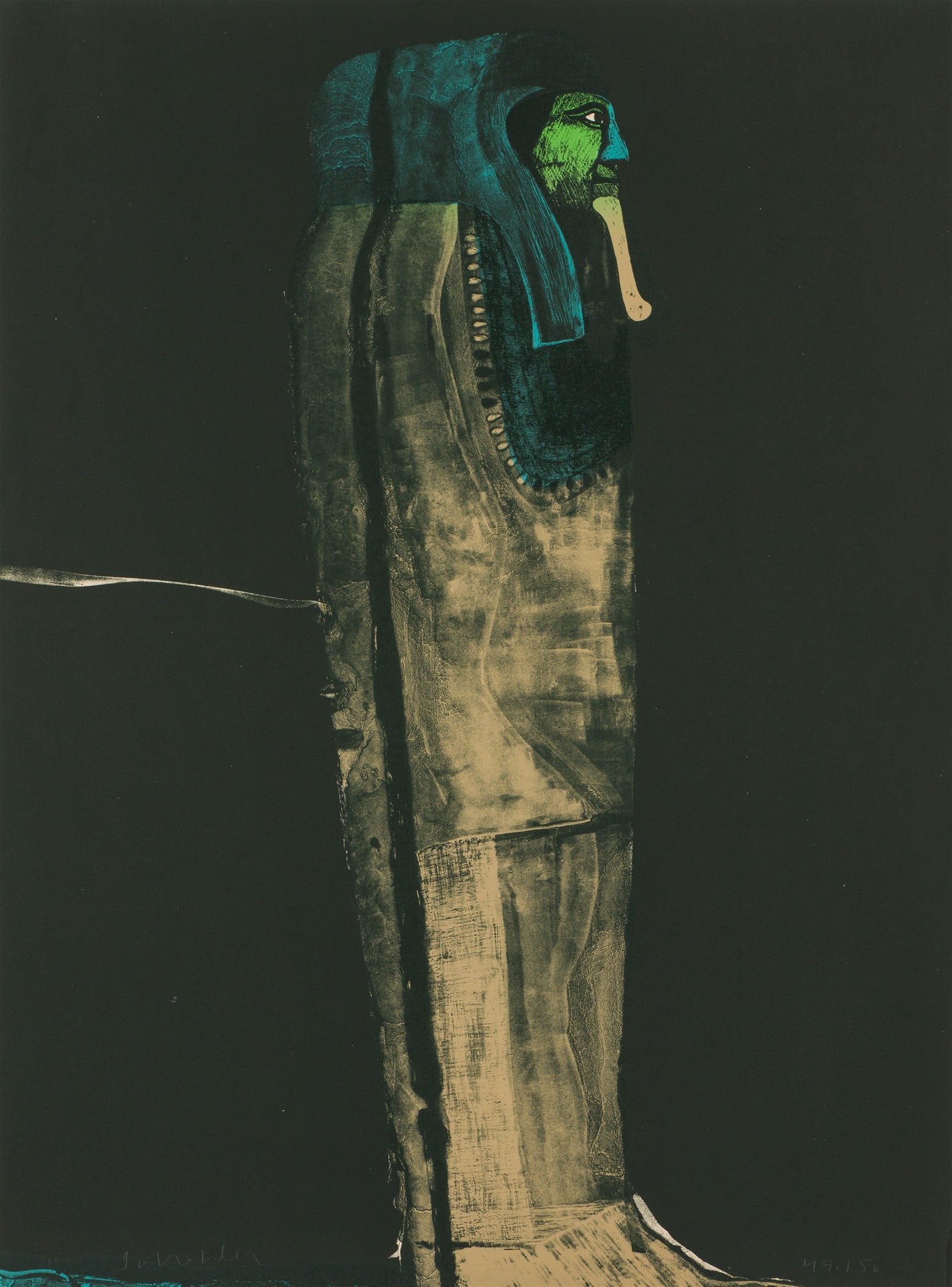 Fritz Scholder The Sarcophagus (State I) (T: 79-367), 1979 (1 of 1)