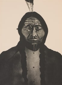 Fritz Scholder Portrait of an American #2 (T: 73-239), 1973