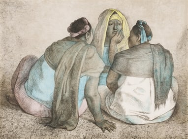 Francisco Zúñiga Grupo de Mujeres Sentadas, III (B. 66), 1981