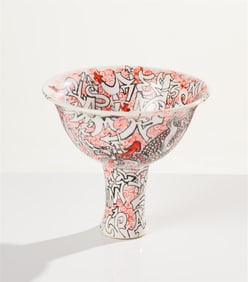 Roberto Lugo Untitled (Graffiti Dragon Chalice)