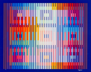 Yaacov Agam Eternal Daylight (Ner Tamid)