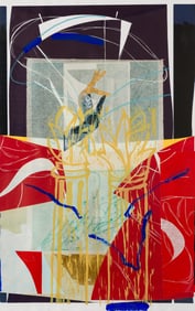 Steven Sorman Trees Blowing and Blowing like Arms Akimbo (T.G. 533), 1984