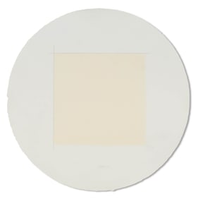 Robert Ryman Circle Lithograph, 1971