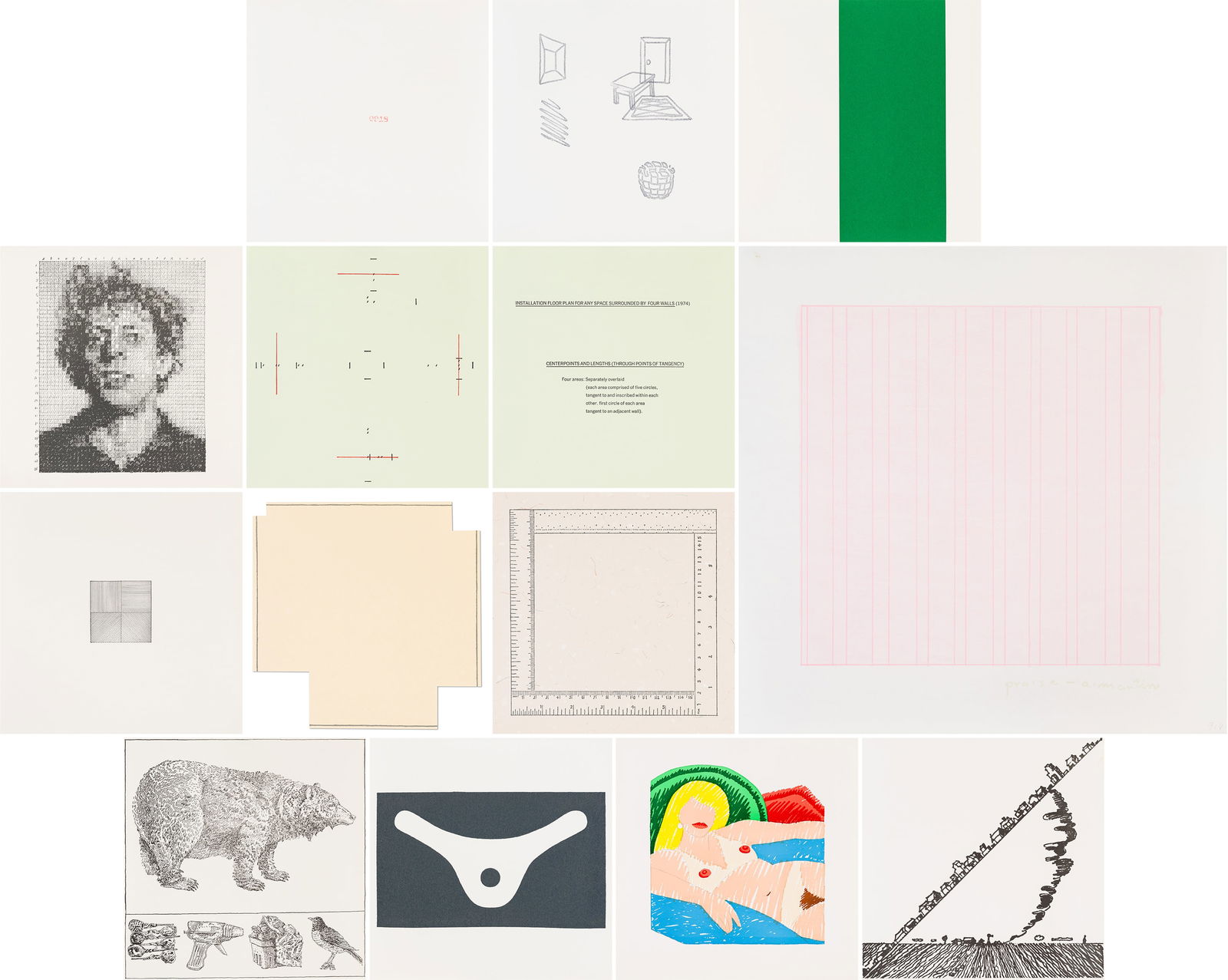 Various Artists Twenty American Artists (partial Portfolio)