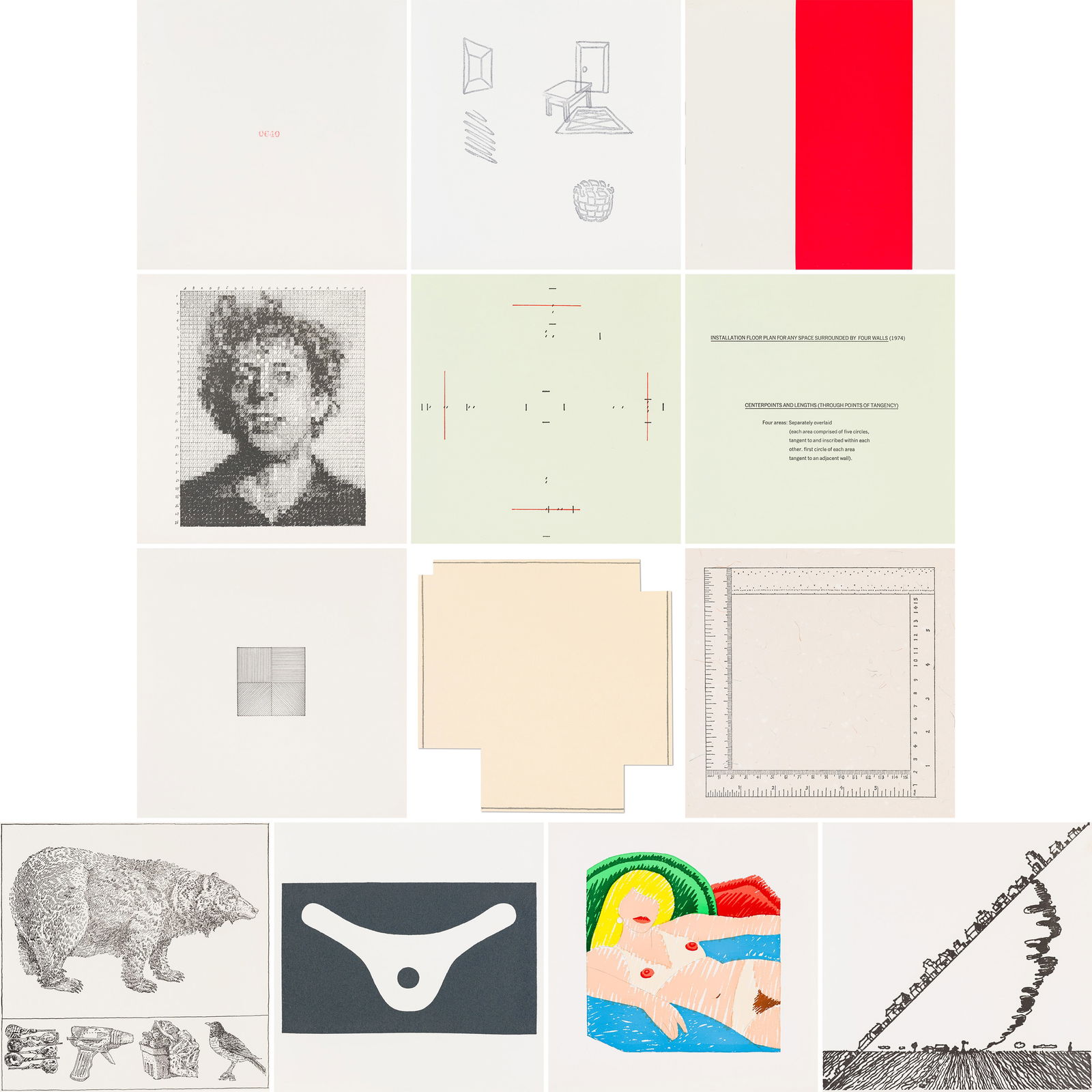 Twenty American Artists　Portfolio Various Artists Twenty American Artists (partial Portfolio)