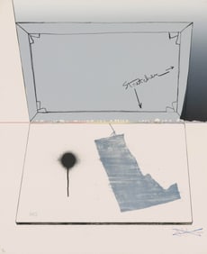 Jasper Johns Fragment - Hinged Canvas (G. 288), 1971