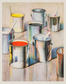 Wayne Thiebaud Paint Cans, 1990