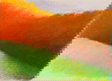 Wolf Kahn Edge of a Meadow II, 1989