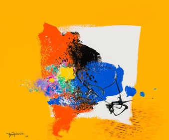 Yugo Mabe Untitled (Orange Abstract), 2006