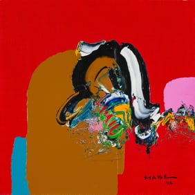 Manabu Mabe Untitled (Red Abstract), 1996