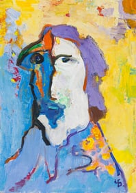 Boris Chetkov Male Portrait, 1969