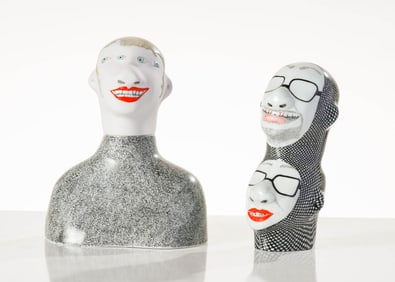 Sandra Trujillo Head with Four Eyes & Two Roys, 2005
