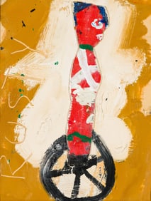 James Havard Figure on a Wheel (Rusty), 2004