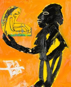 James Havard Figure Holding Drawing, 2006