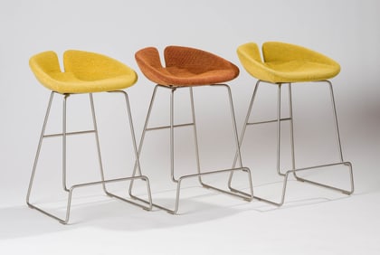 Patricia Urquiola (3) Fjord, bar stools for Moroso, designed 2002