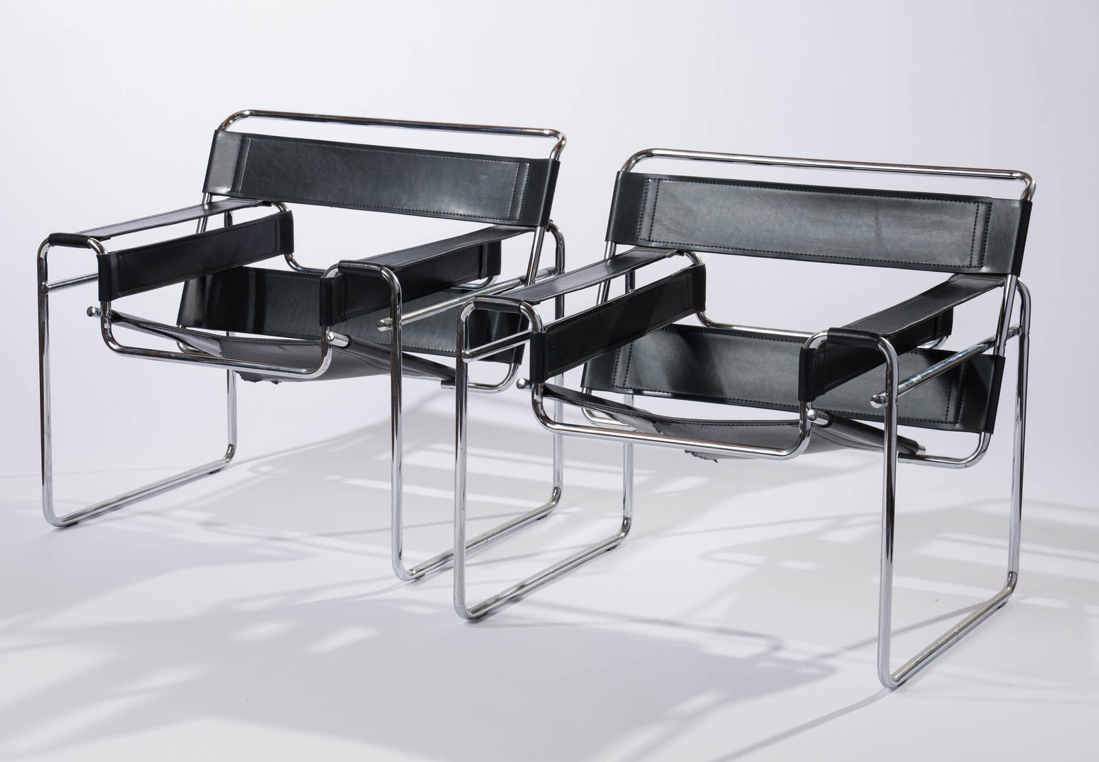 Marcel Breuer (2) 50L Wassily Chairs for Knoll, designed 1925 (1 of 4)