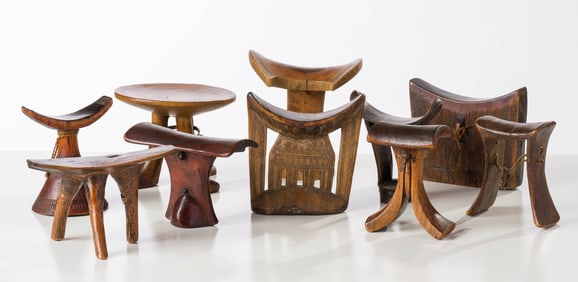 Unknown Artist (10) African Headrests