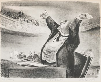 William Gropper The Gallery, c. 1930