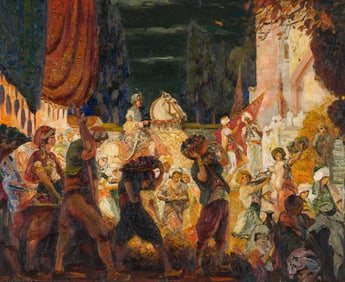 Anthony Thieme Untitled (Market Scene)