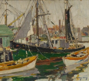 Jeffrey Grant Harbor Scene