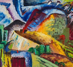 Beulah Stevenson Hillside and Tony, 1948