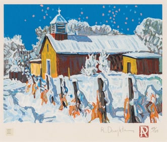 Robert Daughters Snow Landscape