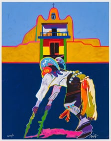 John Nieto San Ildefonso Pueblo Church, 1996