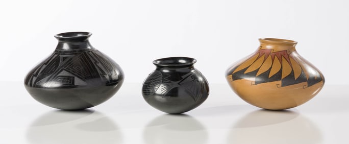 Oscar G. Quezada & Lupe Soto (3) Pots