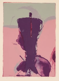 Fritz Scholder Self Portrait with Red Tie, 1983