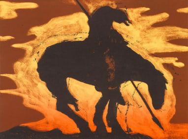 Fritz Scholder Indian Cliché (State II) (T: 78-634a), 1978