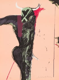 Fritz Scholder Portrait of a Bull 2, 1981