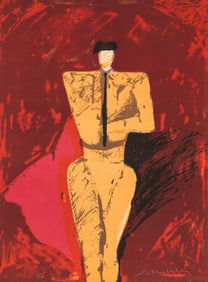 Fritz Scholder Portrait of a Matador, 1982