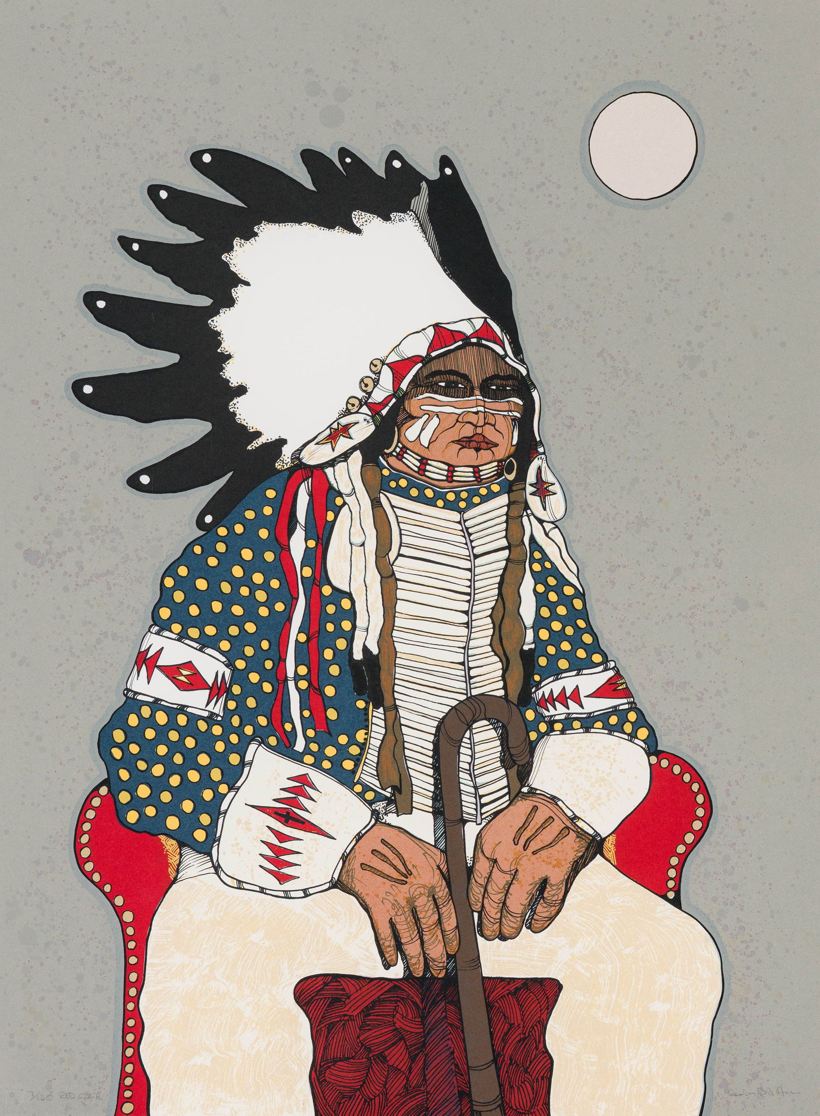 Kevin Red Star Red Chair (1 of 2)