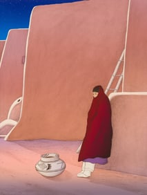 R.C. Gorman Taos Woman, 1987