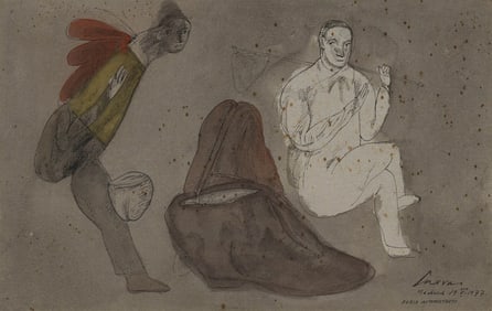 Jose Luis Cuevas Doble Autorretrato, 1977
