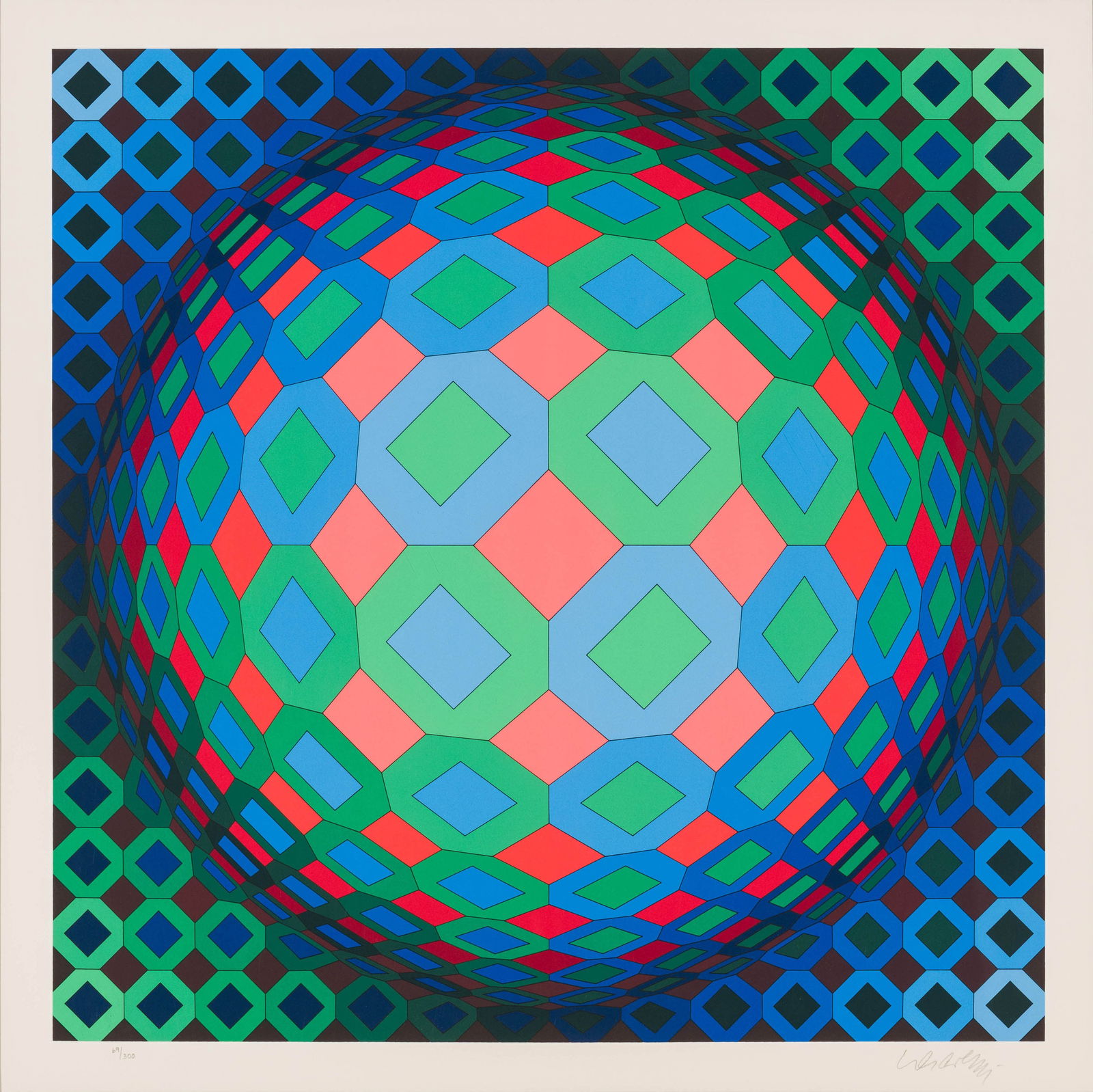 Victor Vasarely Vega Cor, 1990 (1 of 2)