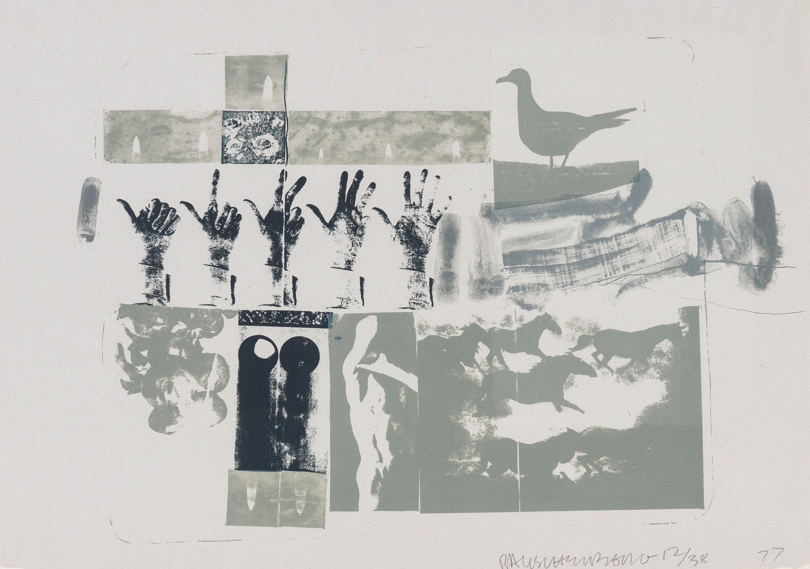 Robert Rauschenberg Romances (Prophecy) (G. 763), 1977 (1 of 2)