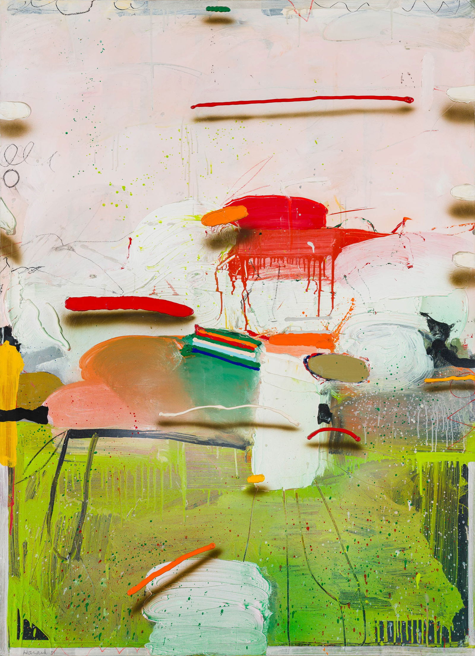 James Havard Brahma Backs #662, 1981: James Havard (American, 1937-2020) Brahma Backs #662, 1981 Acrylic on canvas 66 x 48 (in) Signed and dated Havard 81, lower left $5,000 - $8,000 Signed, titled, and dated, verso. Louis K. Meisel