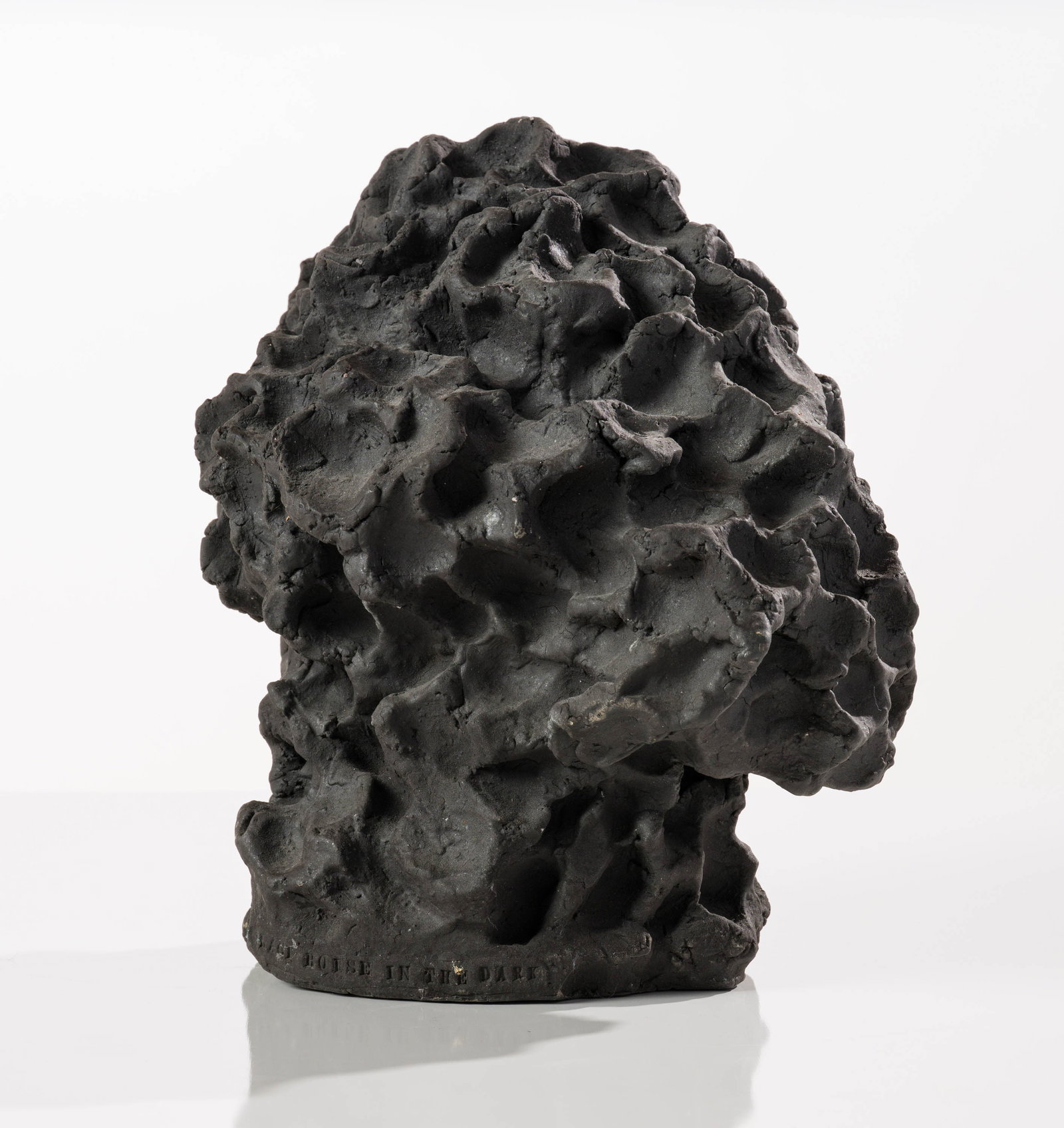 Hoshino Satoru Black Horse in the Dark, 2004: Hoshino Satoru (Japanese, b. 1945) Black Horse in the Dark, 2004 Ceramic 10 x 9.5 x 7.5 (in) Incised S.H. and stamped .04, lower edge $2,000 - $4,000 Title stamped, lower edge.