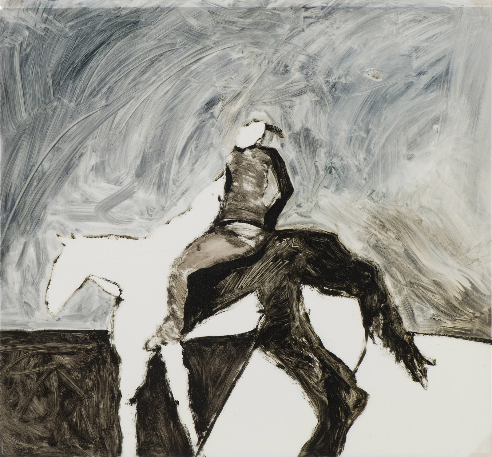 Fritz Scholder Indian on Horse, 1971 (1 of 2)