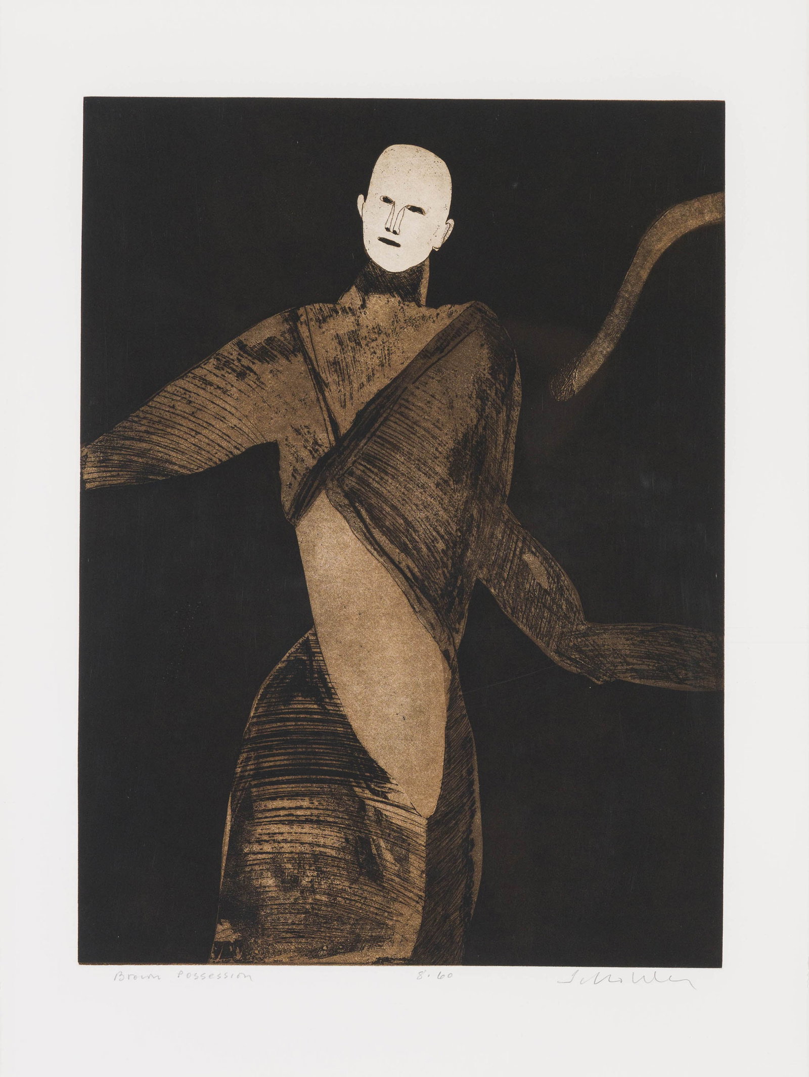 Fritz Scholder Brown Possession, 1989 (1 of 2)