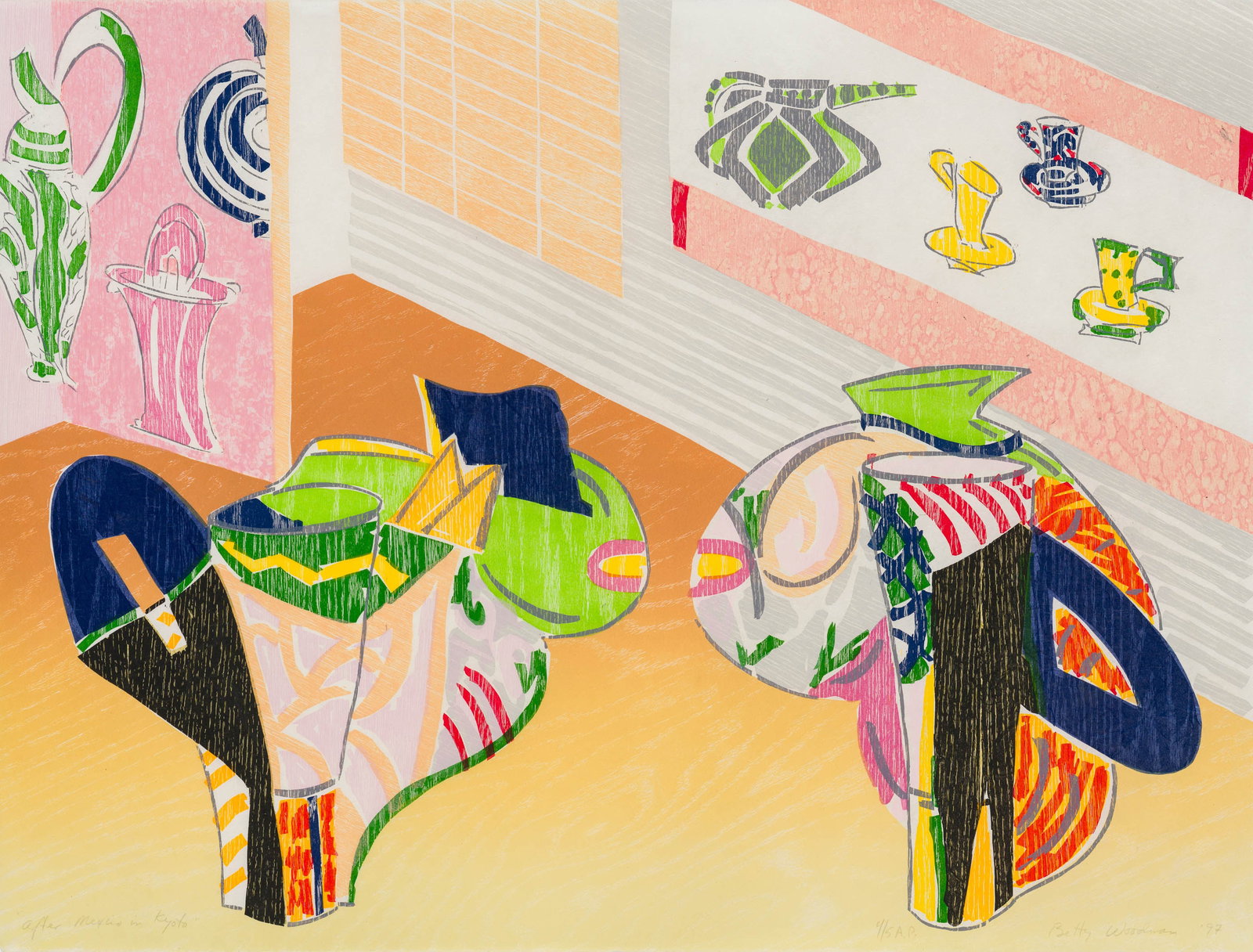 Betty Woodman After Mexico in Kyoto, 1997 (1 of 1)