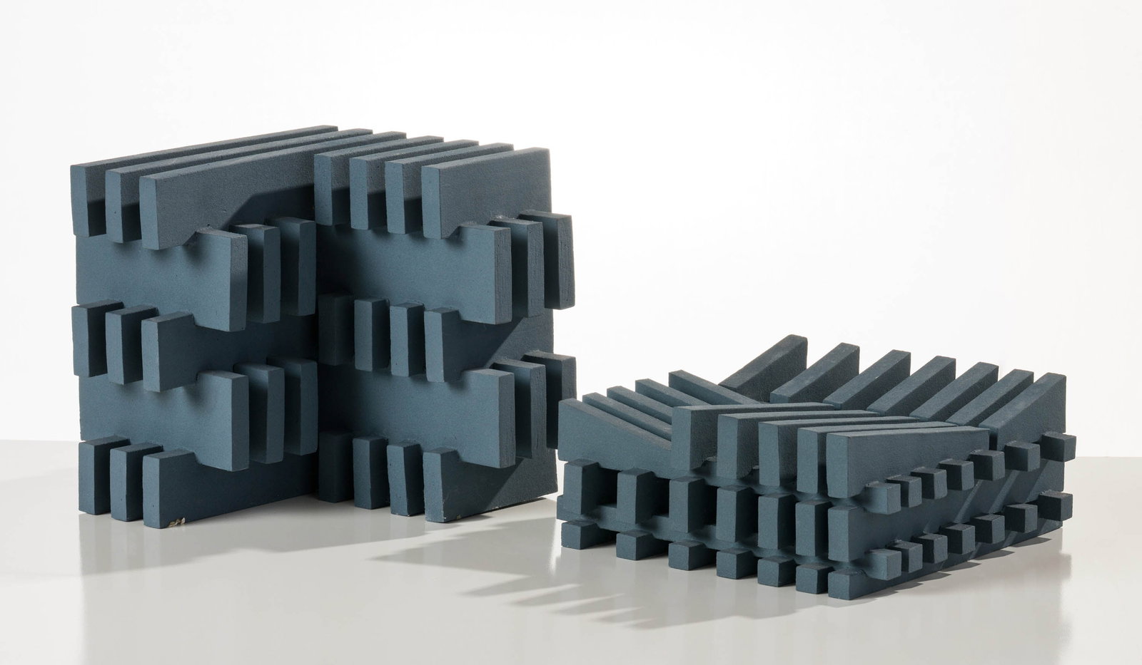 Rebecca Catterall Untitled Eaves (2 elements): Rebecca Catterall (British, b. 1975) Untitled Eaves (2 elements) Ceramic with glaze 10.5 x 12.25 x 10.75 (in) Unsigned Dimensions reflect the taller element. Smaller element measures 5.5 x 11.25 x 11.