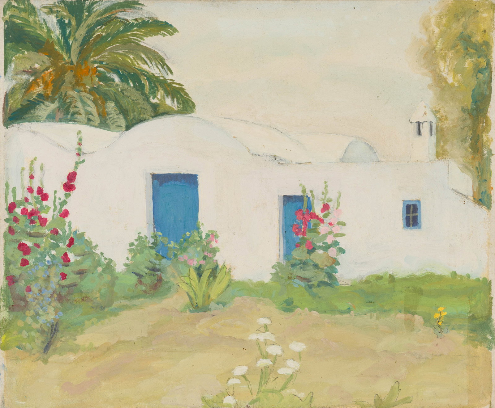 Eda Sterchi Untitled (House with Flowers) (1 of 2)