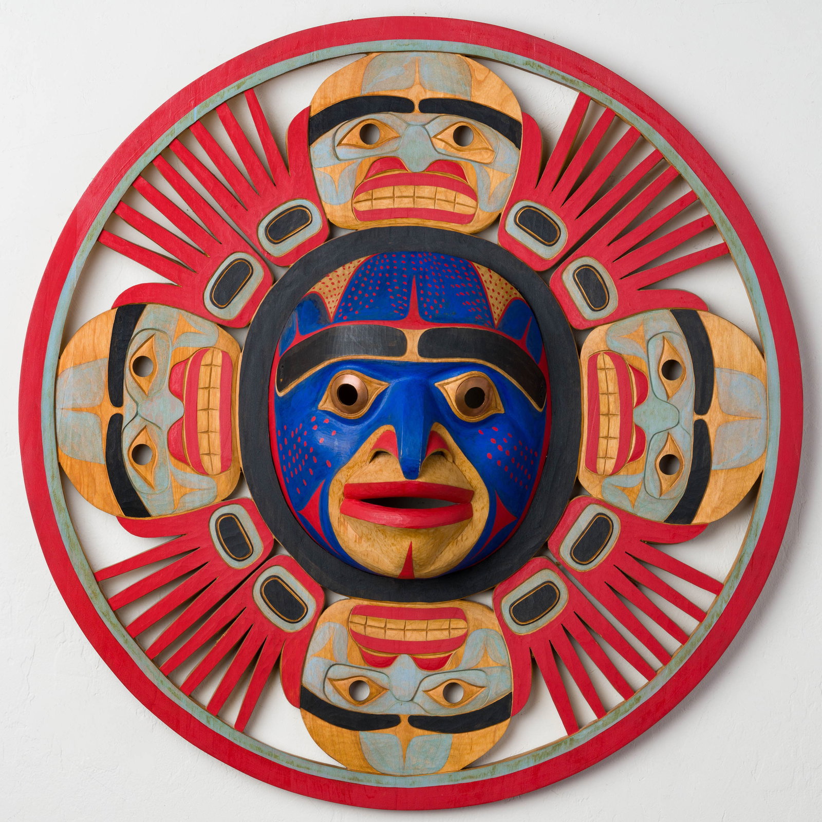 Tom Patterson Study of Bella Coola Sun Mask Collected in 1870, 1998 (1 of 1)