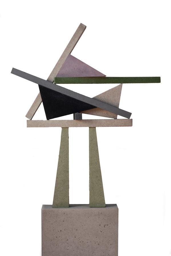 Guy Dill, "Untitled": Artist: Guy Dill American b. 1946 Title: Untitled Date: n.d. Media: Concrete Size: 85 x 34 x 9 Unsigned Note: Authenticated by the artist. Height includes 39" base.