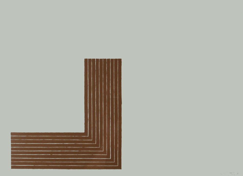 Frank Stella, "Creede II from Copper Series": Artist: Frank Stella American b. 1936 Title: Creede II from Copper Series Date: 1970 Media: Lithograph Edition: ed. 18 of 70 Size: 16 x 22 Signed F Stella 70, lower right