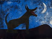 Rufino Tamayo,  Dog Barking at the Moon