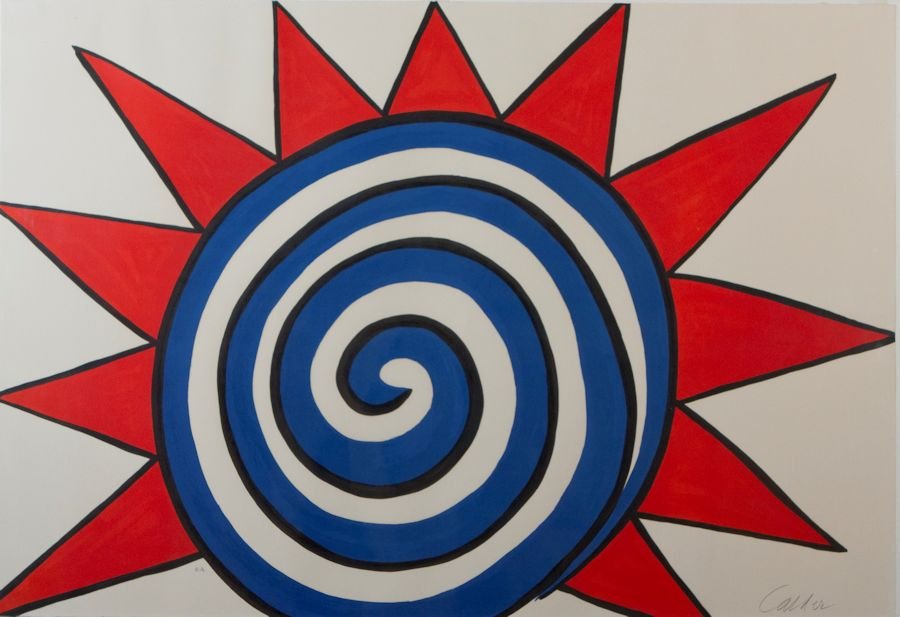 Alexander Calder, L'etoile: Alexander Calder (American, 1898-1976) L'etoile Lithograph EA ed. of 75 30 in x 41 in Signed Calder in pencil, lower right